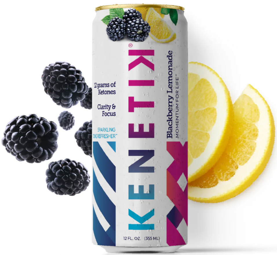 12 Pack - Kenetik: Ketone Drink - Blackberry Lemonade