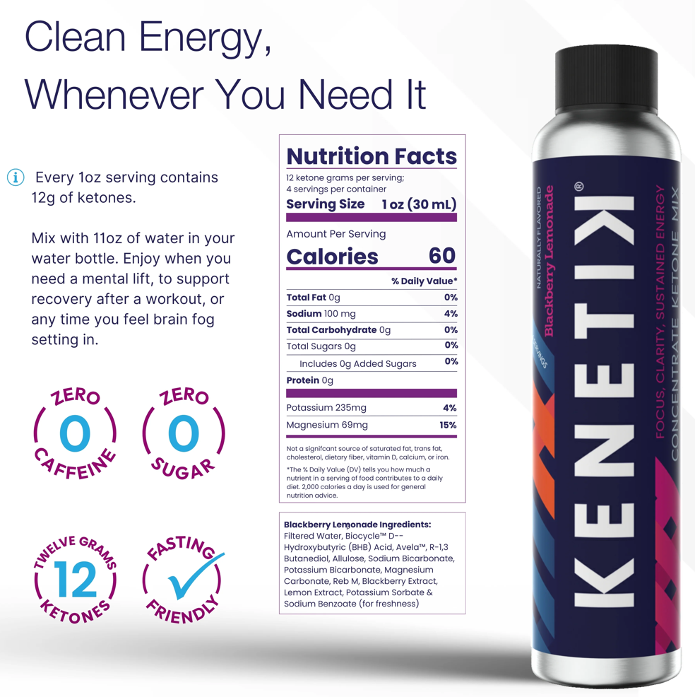 Variety 3 Pack - Kenetik Concentrate: Customizable Clarity + Focus